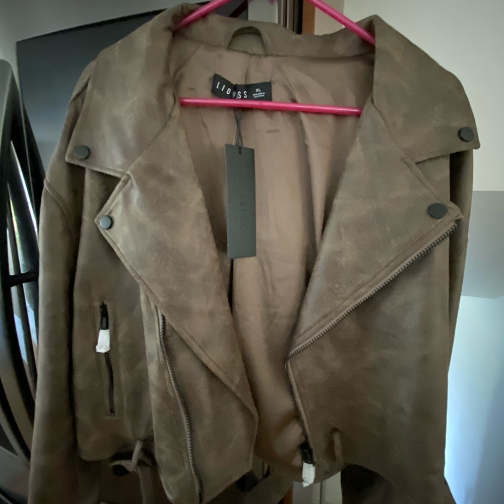 Lioness faux leather jacket, new with tags
